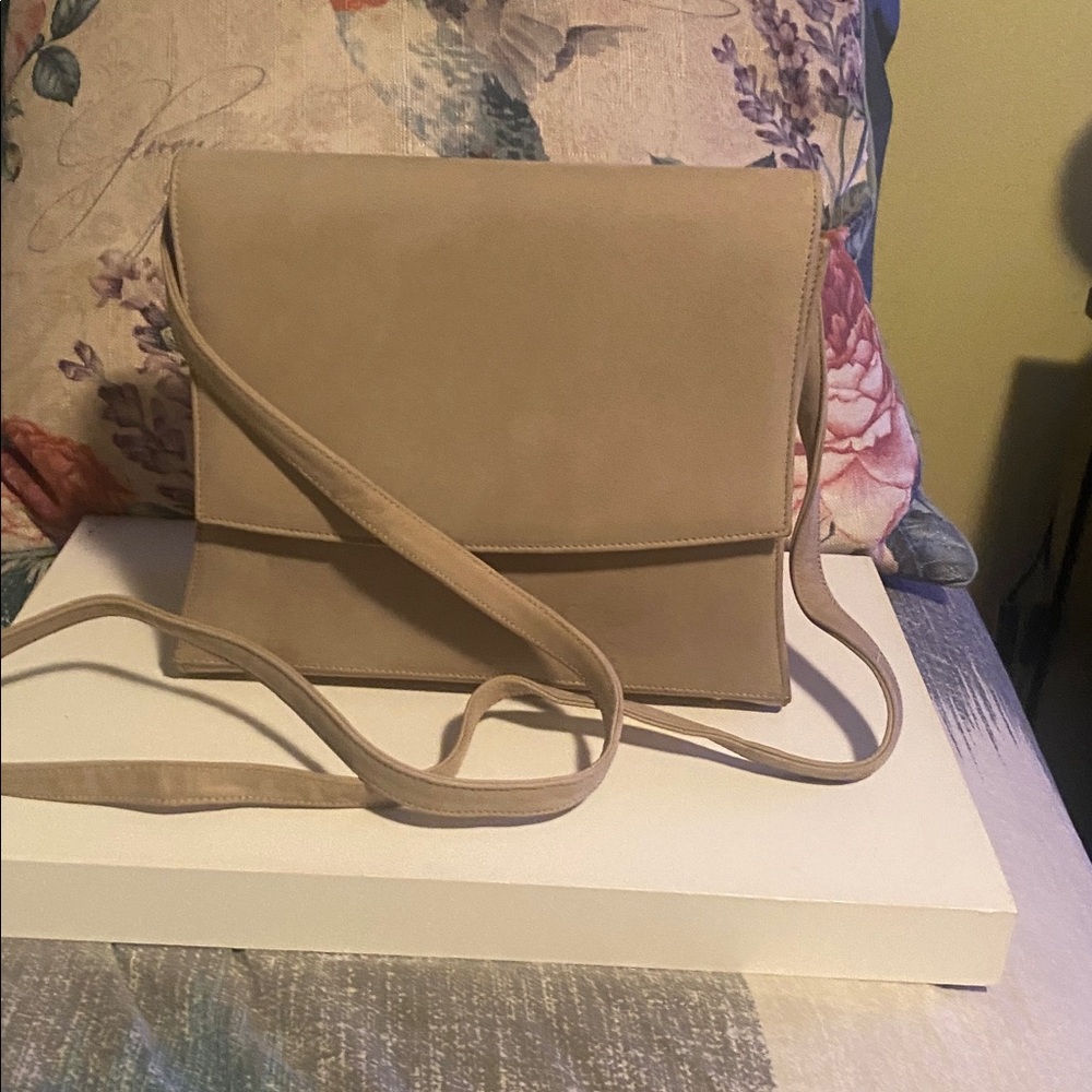Neiman Marcus Tan Shoulder Bag